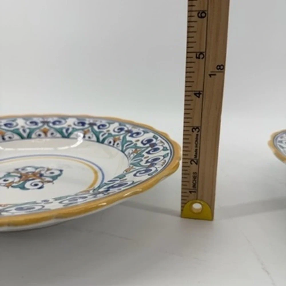 Set of 2 Williams Sonoma‎ Savona Portugal 10.5